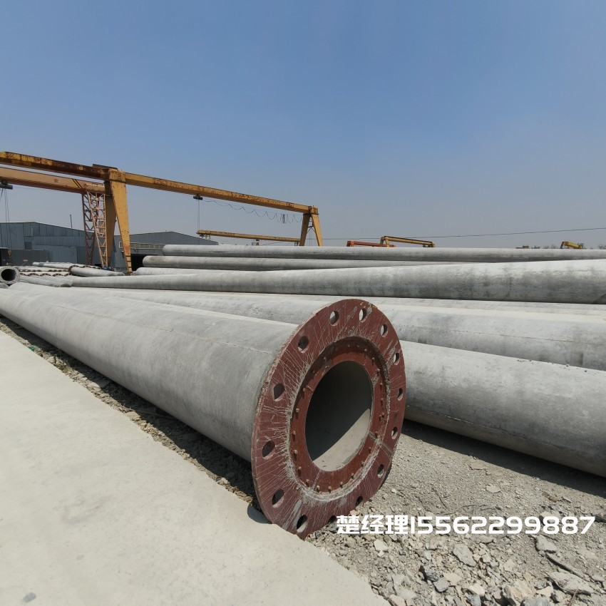 温县12米无拉线电杆